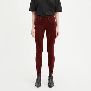 Levi’s Red Velvet 721 Skinny Jean